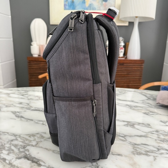 Tumi Gray Ballistic Nylon Thornhill Rucksack Backpack 02223683CHRO - Picture 2 of 16